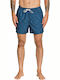 Quiksilver Fineline 15" Herren Badebekleidung Shorts Majolica Blue mit Mustern