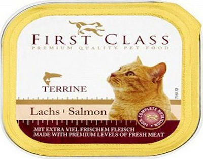 First Class Terrine Wet Food for Adult Cats In Tray with Chicken 34pcs 100gr