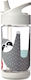 3 Sprouts Kids Water Bottle Plastic with Straw ...