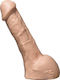 Doc Johnson Realistic Perfect Erect Vac U lock Realistic Dildo with Scrotum Vanilla 18cm