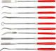 Yato Set Files 25mm 10pcs Set of Files with Handle 10pcs
