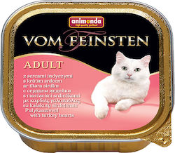 Animonda Adult Nasses Katzenfutter für Katze in Tablett mit Türkei 100gr