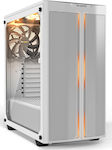 Be Quiet Pure Base 500DX Gaming Midi Tower Κουτί Υπολογιστή με Πλαϊνό Παράθυρο και RGB Φωτισμό Λευκό