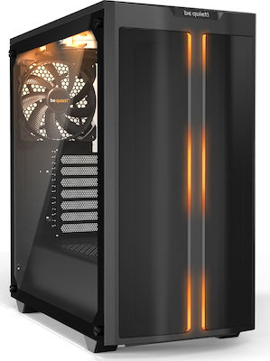 Be Quiet Pure Base 500DX Gaming Midi Tower Κουτί Υπολογιστή με Πλαϊνό Παράθυρο και RGB Φωτισμό Μαύρο