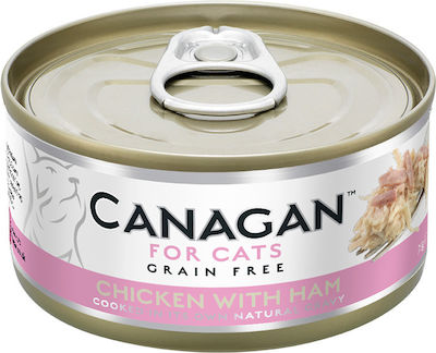 Canagan Κονσέρβα Nasses Katzenfutter für Katze in Dose mit Huhn 75gr