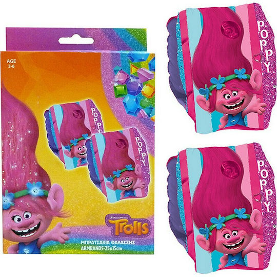 Gim Trolls Poppy Плувни Нагръдници Тролове мак 25x15см. Розов