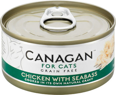 Canagan Κονσέρβα Wet Food for Adult Cats In Can with Chicken 1pc 75gr