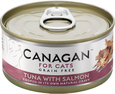 Canagan Κονσέρβα Wet Food for Adult Cats In Can with Salmon / Tuna 1pc 75gr