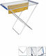 Sidirela Aluminum Folding Floor Clothes Drying Rack with Hanging Length 10m