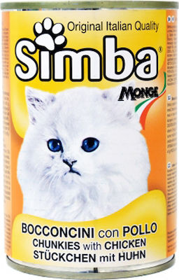 Simba Monge Wet Food for Adult Cats In Can with Chicken 1pc 415gr