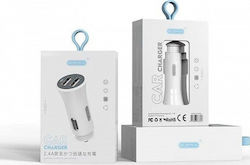 Ezra Car Charger CR12 Total Intensity 2.4A with Ports: 2xUSB