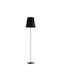Fan Europe I-ELVIS-PT Floor Lamp H155xW34cm. with Socket for Bulb E27 Black