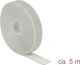 DeLock Hook & Loop Grey Self-Adhesive Hook & Loop Tape Gray 20mmx5m 1pcs
