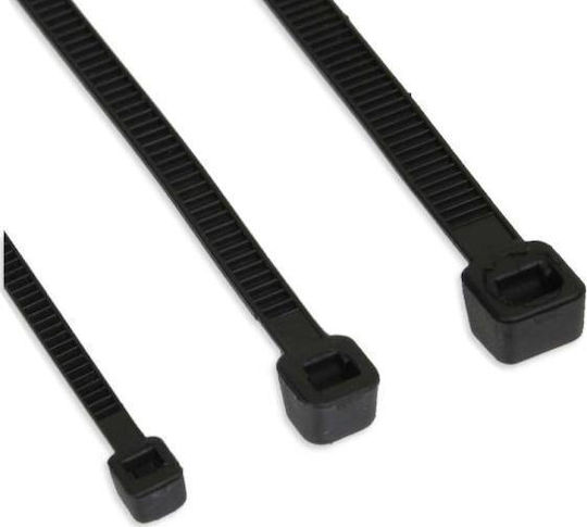 InLine Δεματικά Καλωδίων Πλαστικά 550mmx7.2mm σε Μαύρο χρώμα (100τμχ)