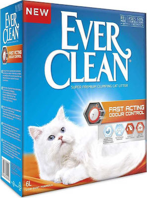 Ever Clean Fast Acting Odour Control Άμμος Γάτας Clumping 6lt