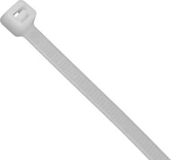 CHS Δεματικά Καλωδίων Πλαστικά 400mmx4.8mm σε Λευκό χρώμα (100τμχ) (CΗS-5Χ400-WΗΤ)