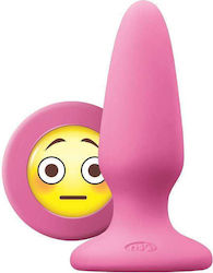 Ns Novelties Mojis OMG Anal Plug Medium Pink 7.9cm