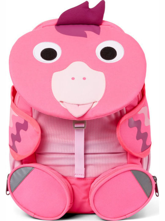 Affenzahn Neon Flamingo Schulranzen Rucksack Kindergarten in Rosa Farbe 8Es