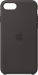 Apple Silicone Case Silicone Back Cover Black (iPhone SE 2022/2020/8/7)
