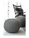 Bean Bag Stool Waterproof Anthracite 50x50x35cm