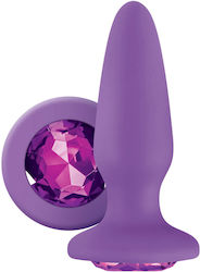Ns Novelties Glams Gem Anal Plug Purple 7.9cm