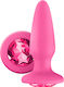 Ns Novelties Glams Gem Anal Plug Pink 7.9cm