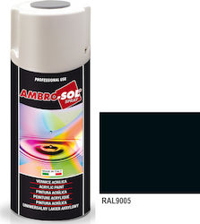 Ambro-Sol Spray Paint V400 Black RAL 9005 400ml