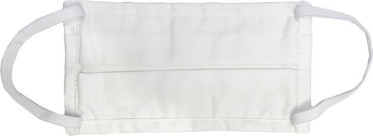 Melinen 21000301 Cotton Double Face Mask Protective Mask Fabric White 2100030119 1pcs
