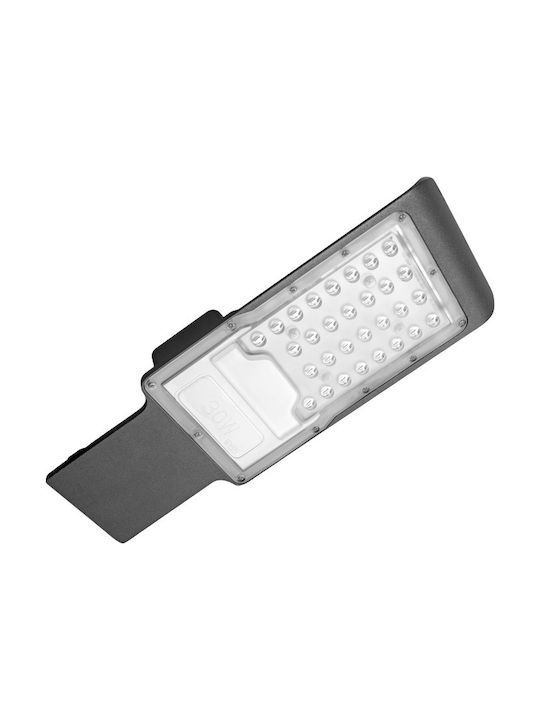 Elmark Outdoor Lamp LED Road 150W with Warm White Light IP65 Gray