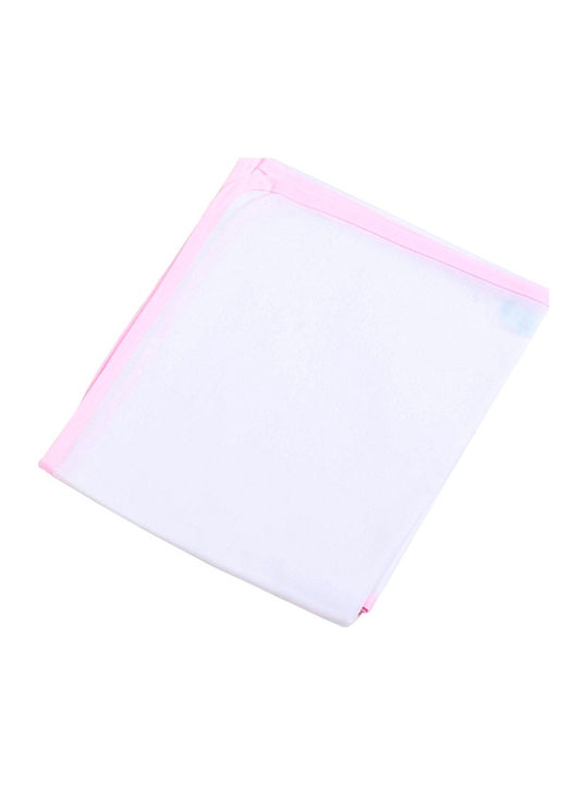 Ο Κόσμος του Μωρού Flannel Swaddle Blanket 0306/pink 1pcs 90x90cm