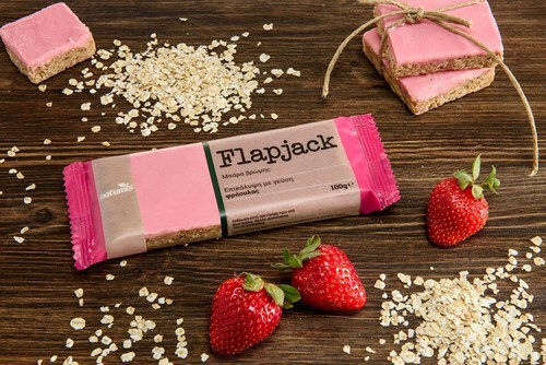 Naturals Bar Oat / Energy / Flapjack with Strawberry (1x100gr) 100gr