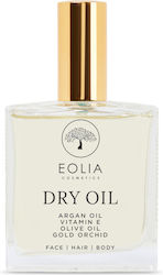 Eolia Cosmetics Gold Orchid Dry Oil for Face, Hair, and Body 100ml