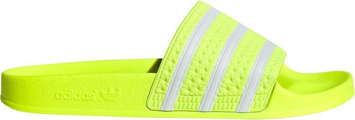 adidas adilette slides solar yellow