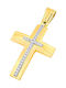 9K Gold female cross, T04419