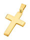 9K Gold male cross, T00819