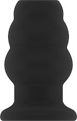 Shots Medium Hollow Tunnel Butt Plug Анална тапа Medium Black 8.6см