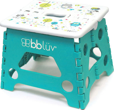 Bbluv Single Kids Step Stool Foldable Turquoise
