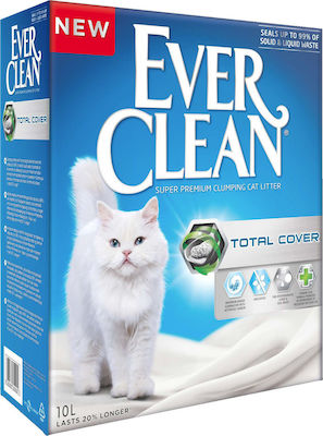 Ever Clean Total Cover Clumping Odour Control Cat Litter 10lt