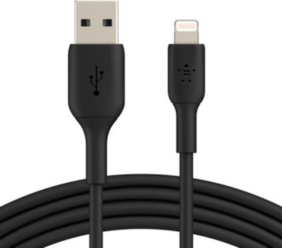 Belkin Regular USB to Lightning Cable Μαύρο 3m (CAA001BT3MBK)