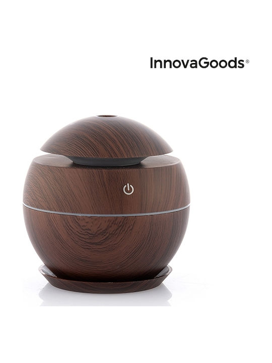 InnovaGoods LED Уред за ароматерапия с таймер Кафяв 130мл V0101198