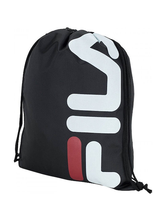 FILA Lettering Τσάντα Πλάτης Γυμναστηρίου Μπλε