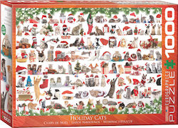 Holiday Cats Puzzle 2D 1000 Pieces