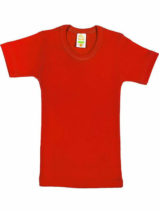 Nina Club 00 Детска Тениска Къс ръкав Червени 1бр
