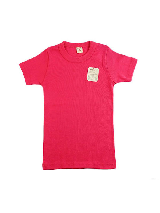 Tricoul adolescenței Trendy ASIMINA bumbac T-shirt Fuchsia