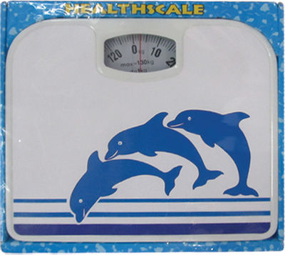 Mechanical Bathroom Scale 2 pcs Dolphins 00402310