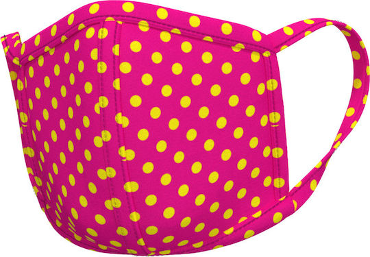 Urban Zac 2.0 Kids Face Mask with Ear Loops Polka 1τμχ