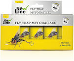 New Line Παγίδα για Μύγες με Κολλητική Επιφάνεια 4τμχ