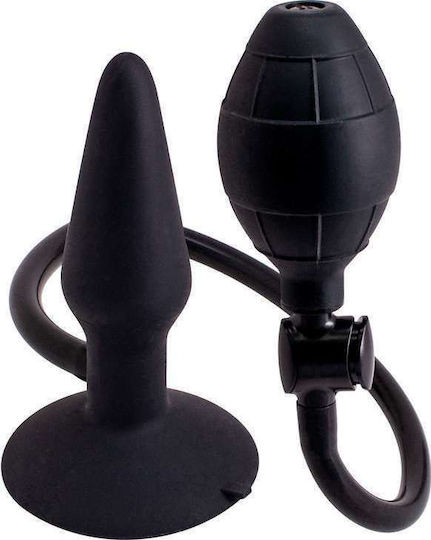 Seven Creations Inflatable Butt Plug Small Πρωκτική Σφήνα Small Black