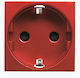 Abb Zenit Power Socket Red