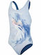 Speedo Frozen 2 Elsa Costum de baie pentru copii Întreg Albastru deschis